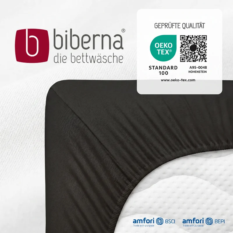 biberna Feinjersey Spannbetttuch (0077144)