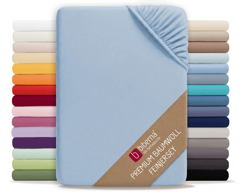 biberna Feinjersey Spannbetttuch (0077144)