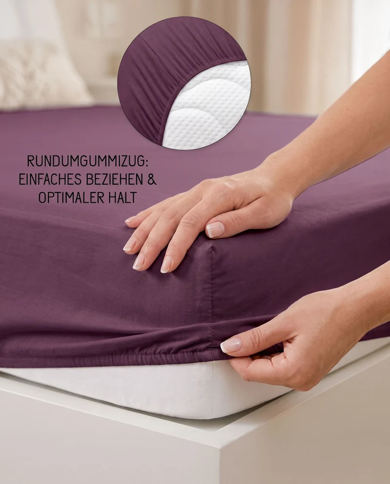 biberna Feinjersey Spannbetttuch (0077144)