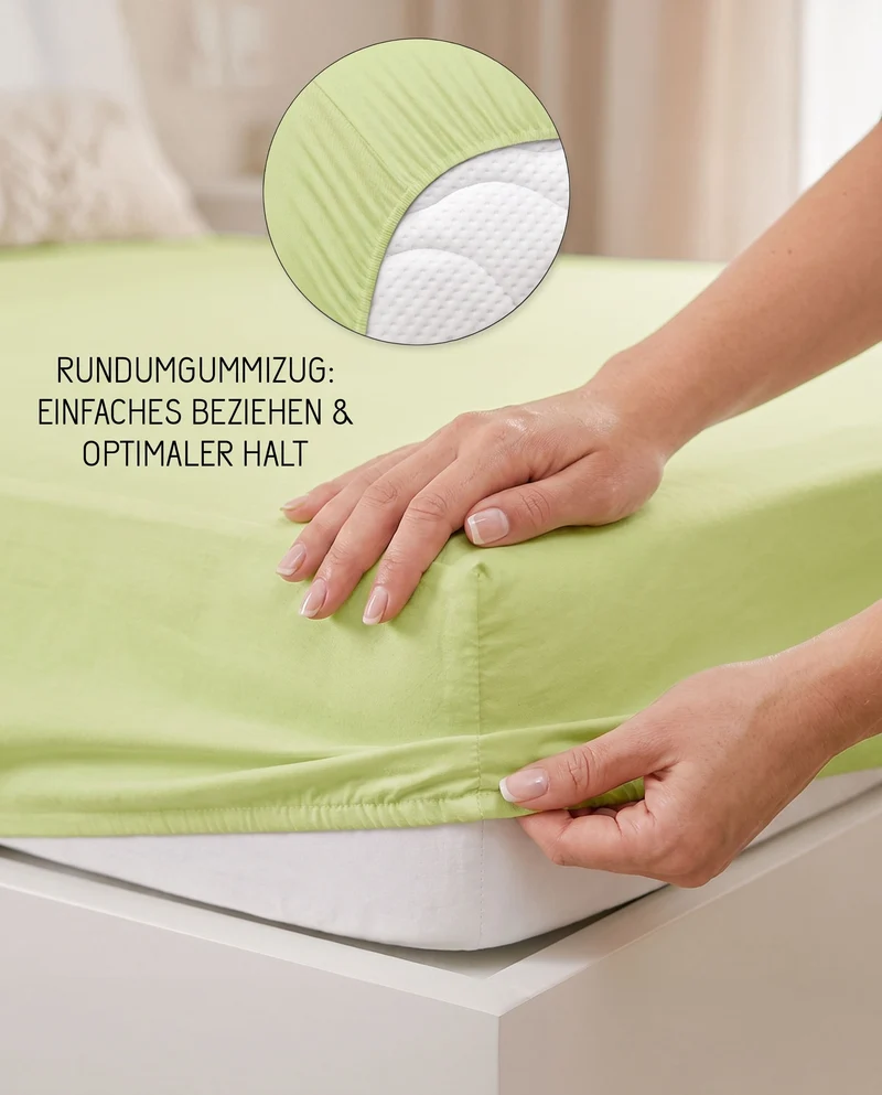 biberna Feinjersey Spannbetttuch (0077144)