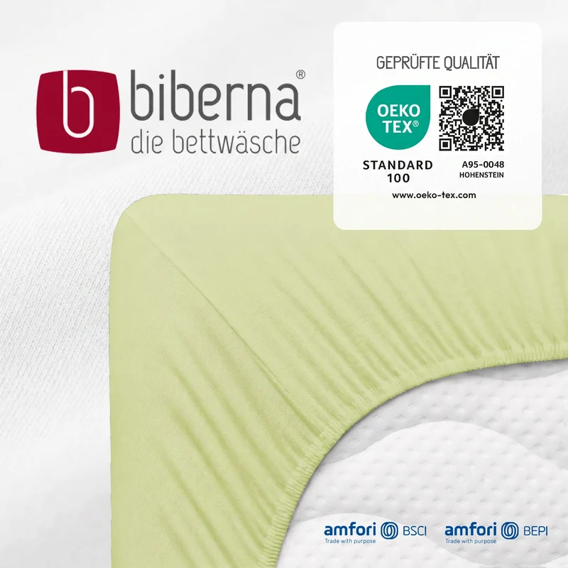biberna Feinjersey Spannbetttuch (0077144)
