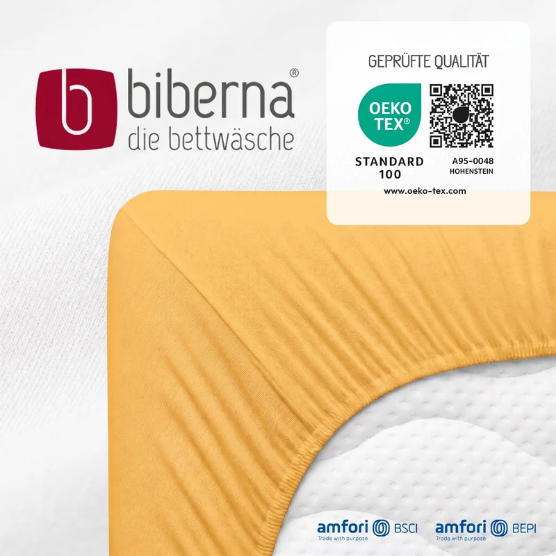 biberna Feinjersey Spannbetttuch (0077144)
