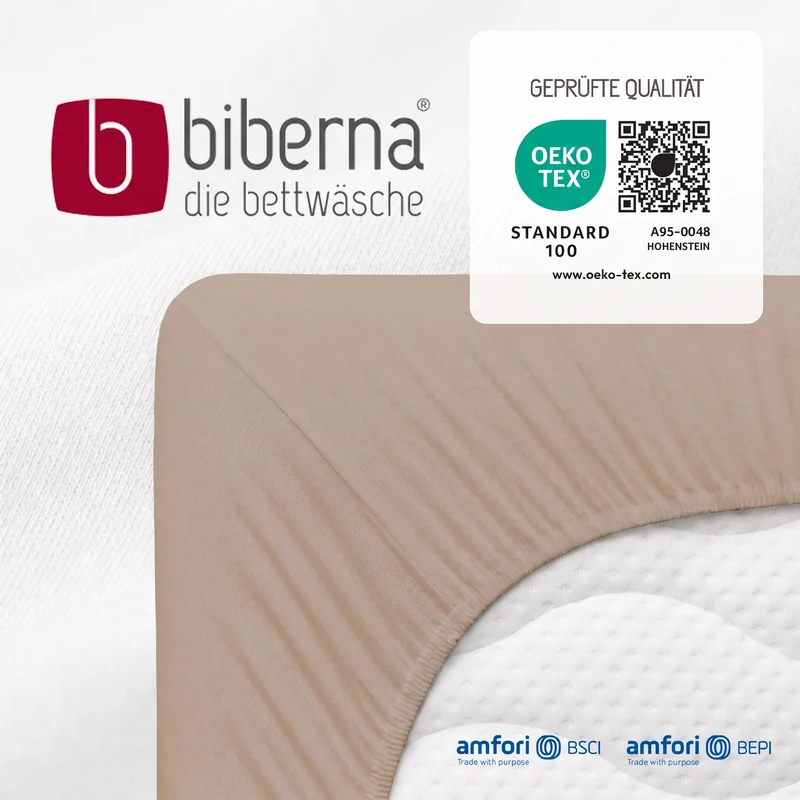 biberna Feinjersey Spannbetttuch (0077144)