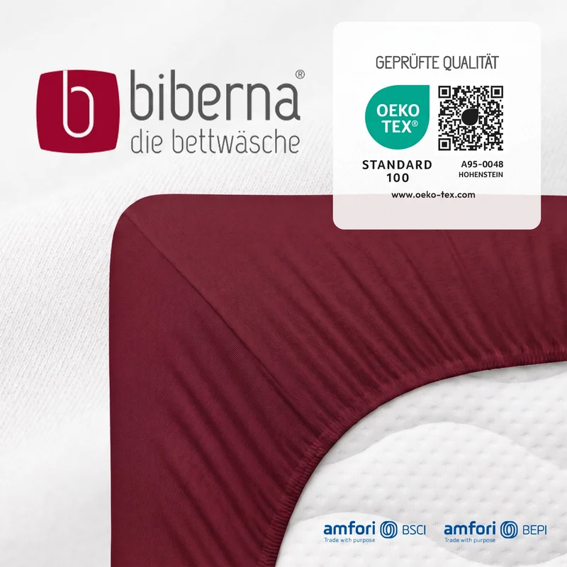 biberna Feinjersey Spannbetttuch (0077144)