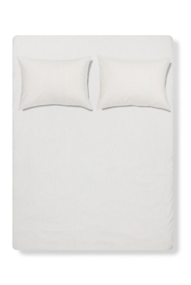 Linen Cotton Bedding "Casa Mare" in Capri Stripe