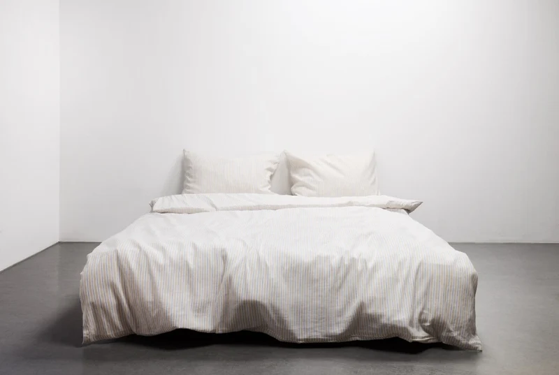 Linen Cotton Bedding "Casa Mare" in Capri Stripe