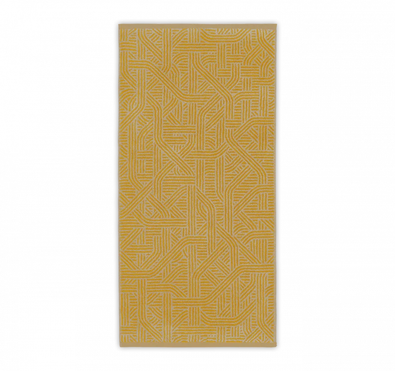 Frottiertücher mit Leinen "Leitner Confusion" Auslauffarben