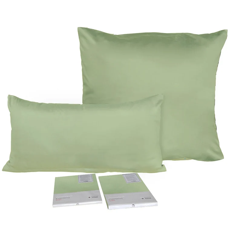 Uni Satin Kissenbezug