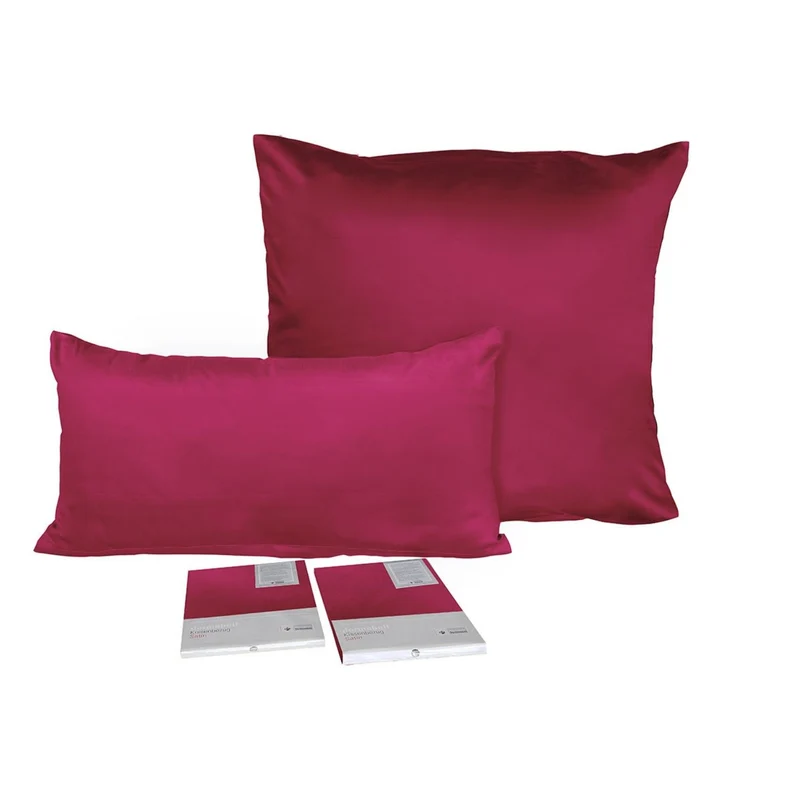 Uni Satin Kissenbezug