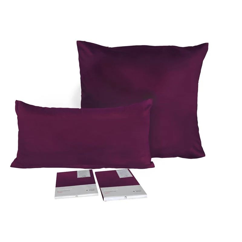 Uni Satin Kissenbezug
