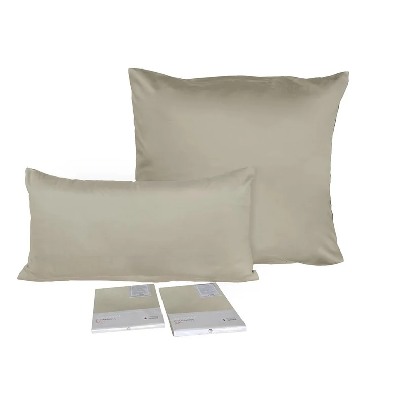 Uni Satin Kissenbezug