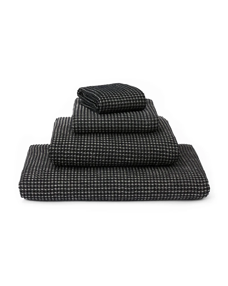 Handtuch Kotra [Schwarz & Beige]