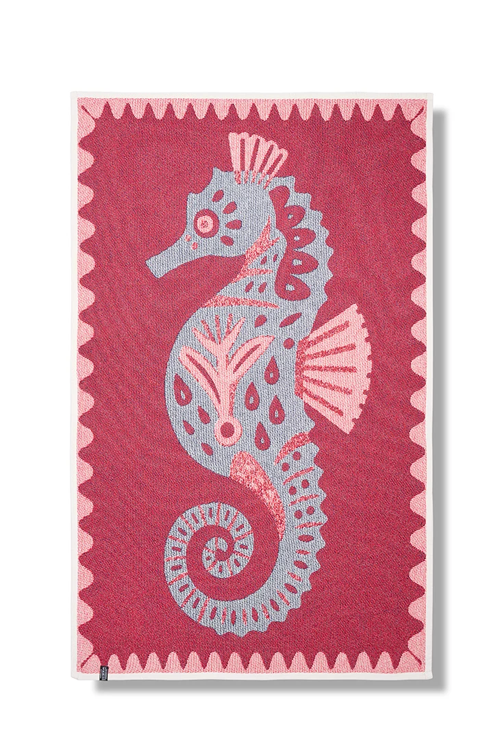 Cotton Beach Towel & Mini Blanket “Hippocuddle” by Dario Cortese