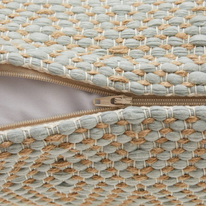 Upcycling-Kissen mit Füllung Pavaro [Jade]