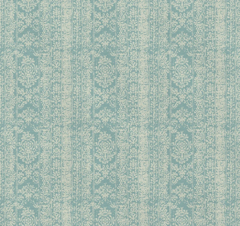 Halbleinen Tagesdecke "Leitner Vintage", Arctic Blue