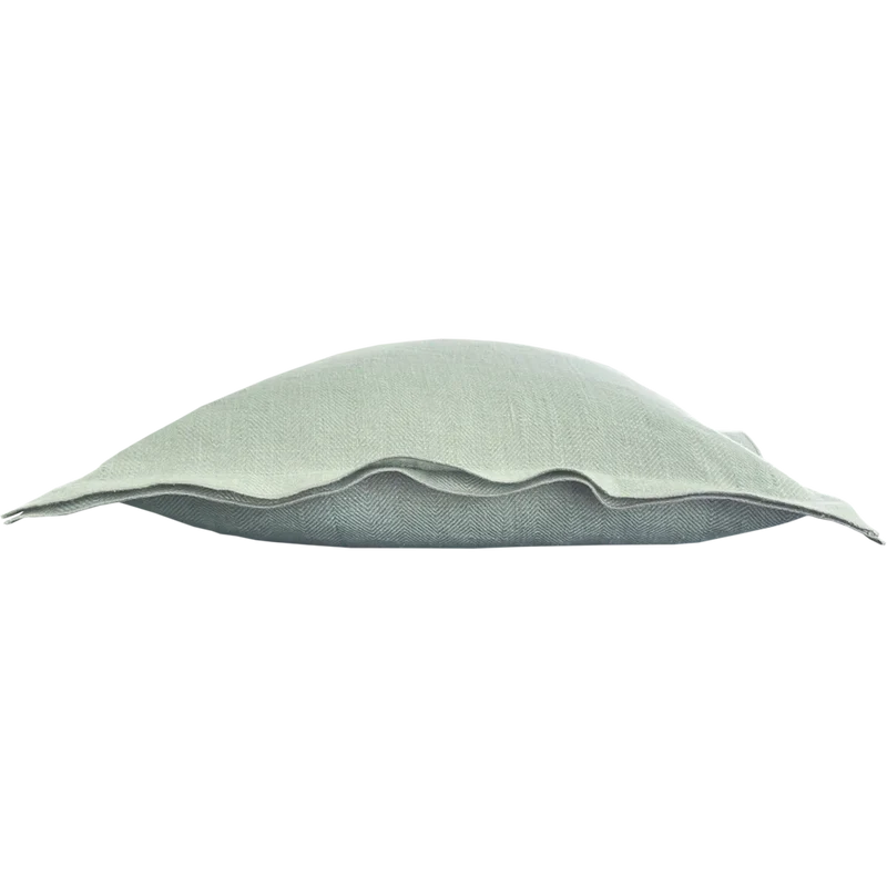 Leinen Kissenhülle mit Fischgrät-Muster 2er-Pack