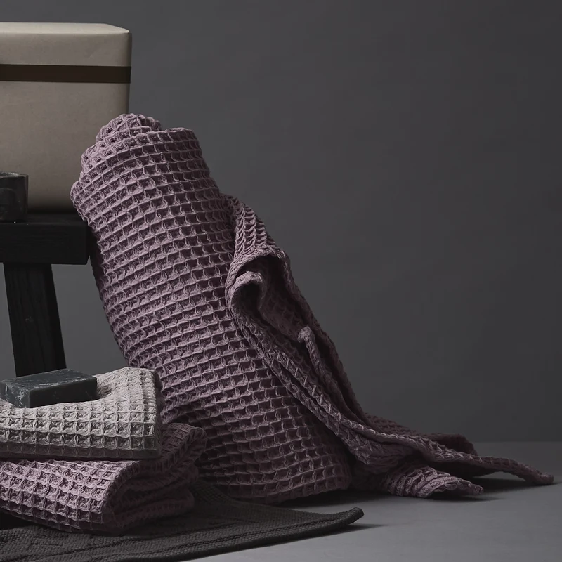 Baumwollhandtuch Mikawa [Mauve]