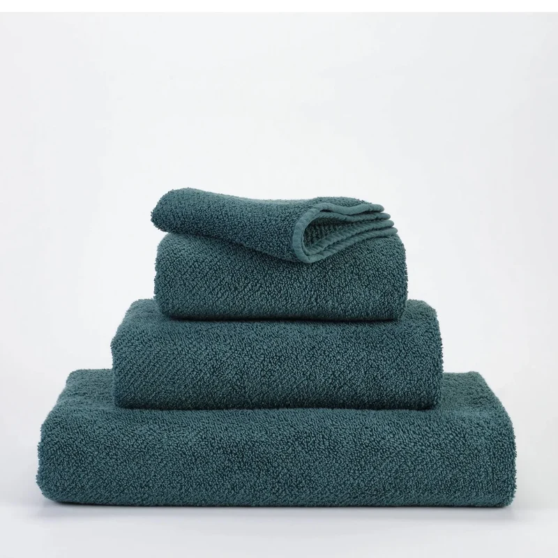 Bademantel "Twill", Duck (Petrol) - Large Angebot