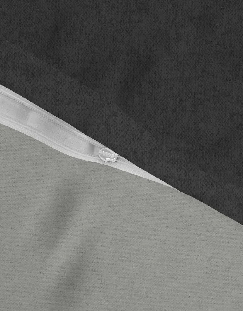 Melange Flanell Bettwäsche aus 100 % Baumwolle | Beidseitig angeraut, OEKO-TEX zertifiziert, mit Reißverschluss und 60 °C waschbar
