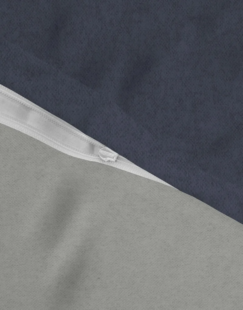 Melange Flanell Bettwäsche aus 100 % Baumwolle | Beidseitig angeraut, OEKO-TEX zertifiziert, mit Reißverschluss und 60 °C waschbar