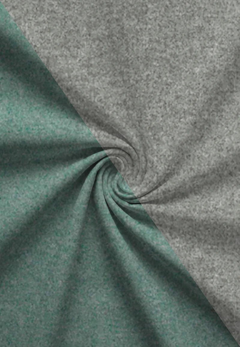 Melange Flanell Bettwäsche aus 100 % Baumwolle | Beidseitig angeraut, OEKO-TEX zertifiziert, mit Reißverschluss und 60 °C waschbar