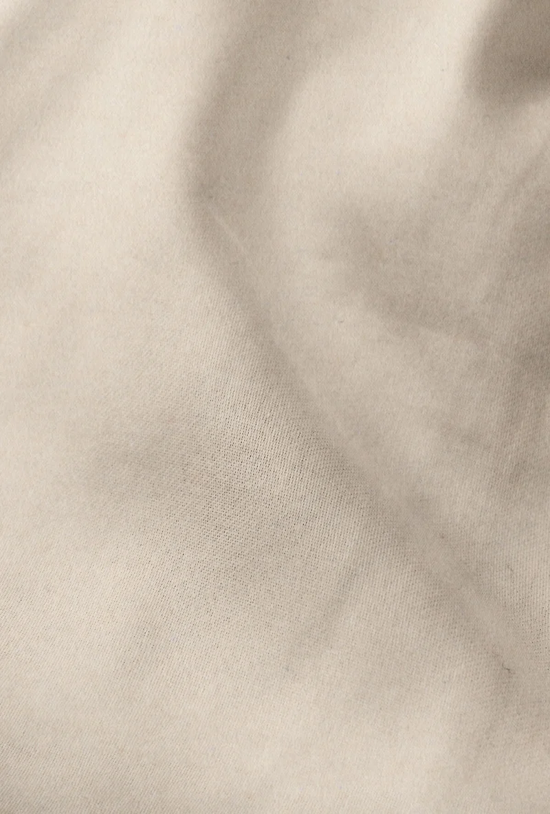 Melange Flanell Bettwäsche aus 100 % Baumwolle | Beidseitig angeraut, OEKO-TEX zertifiziert, mit Reißverschluss und 60 °C waschbar