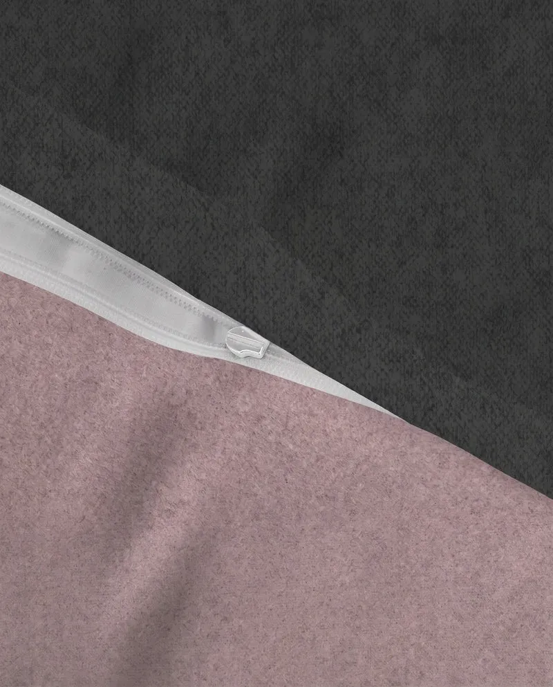 Melange Flanell Bettwäsche aus 100 % Baumwolle | Beidseitig angeraut, OEKO-TEX zertifiziert, mit Reißverschluss und 60 °C waschbar