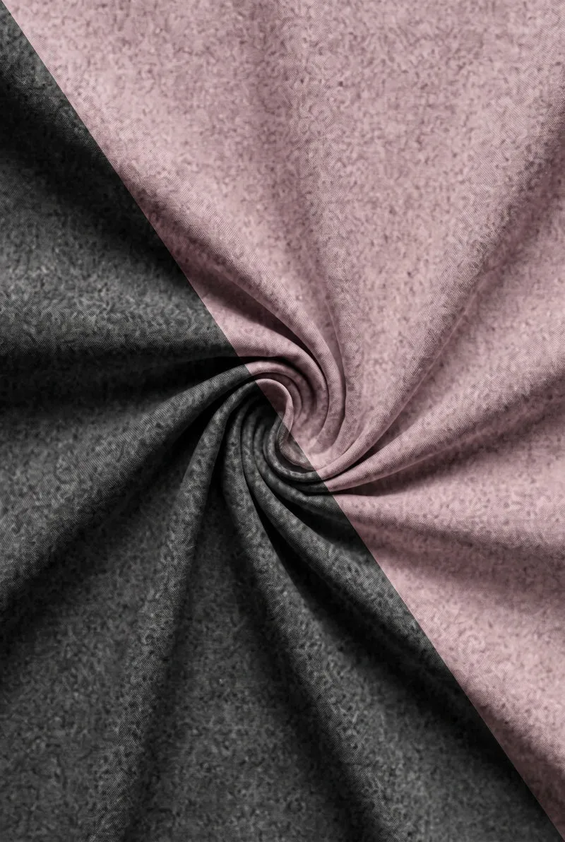 Melange Flanell Bettwäsche aus 100 % Baumwolle | Beidseitig angeraut, OEKO-TEX zertifiziert, mit Reißverschluss und 60 °C waschbar