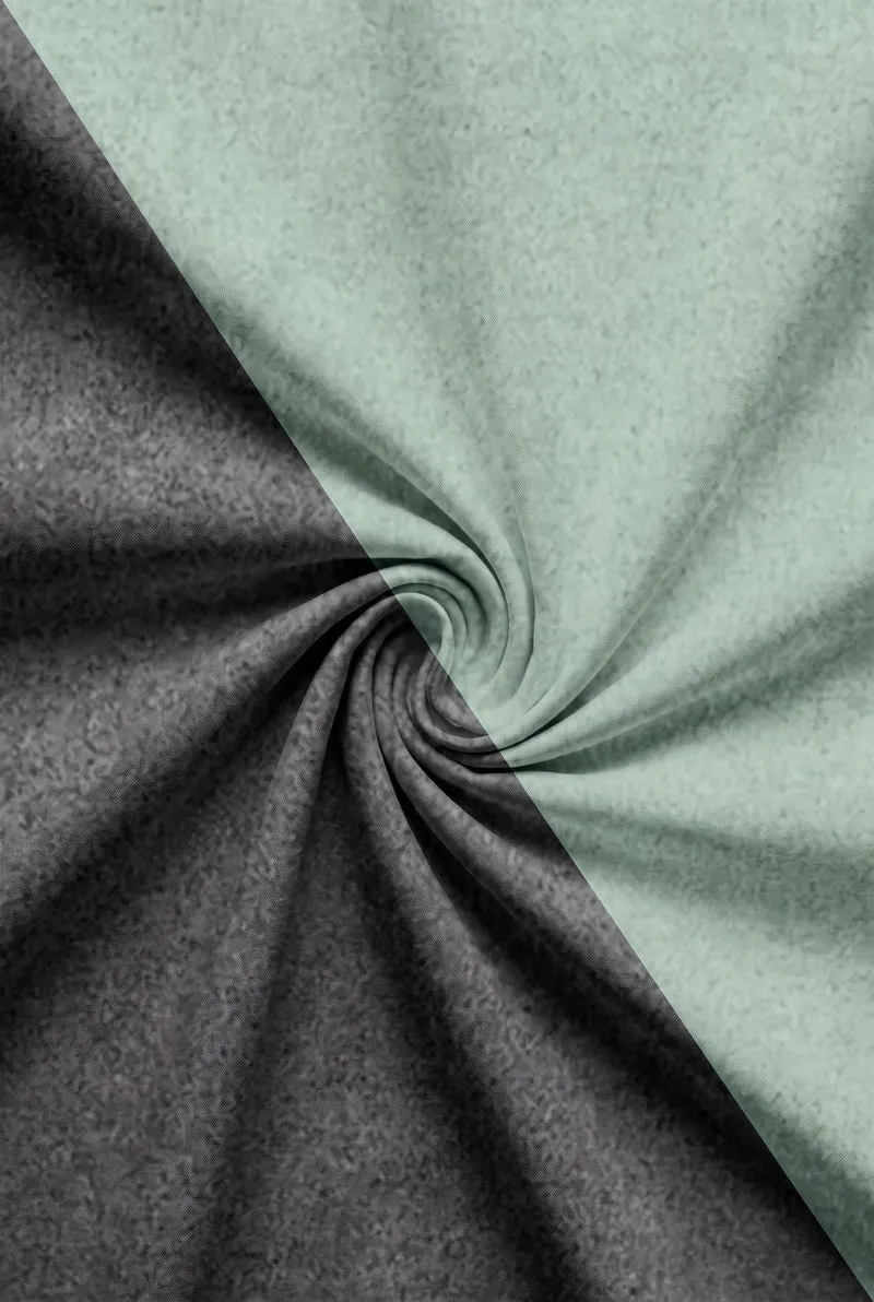Melange Flanell Bettwäsche aus 100 % Baumwolle | Beidseitig angeraut, OEKO-TEX zertifiziert, mit Reißverschluss und 60 °C waschbar