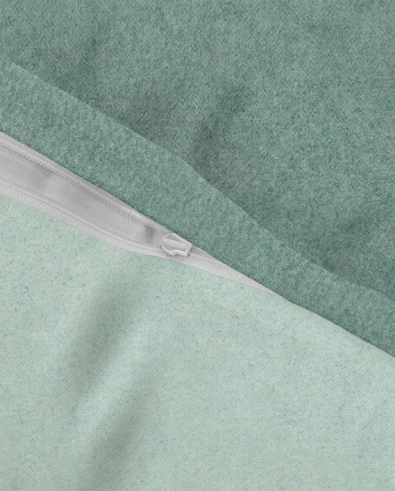 Melange Flanell Bettwäsche aus 100 % Baumwolle | Beidseitig angeraut, OEKO-TEX zertifiziert, mit Reißverschluss und 60 °C waschbar