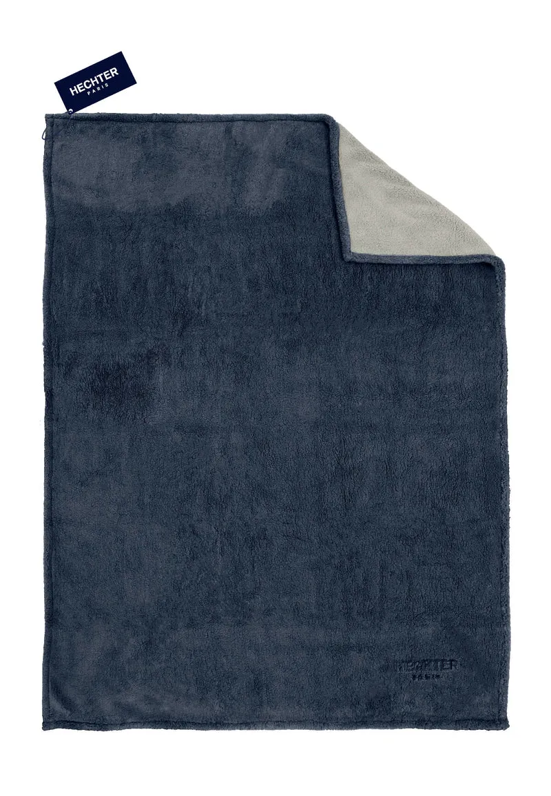 Sherpa Wohndecke aus weichem Fleece | Wendedecke mit glatter Rückseite, breitem Saum und waschbar bis 60 °C für Sofa und Bett
