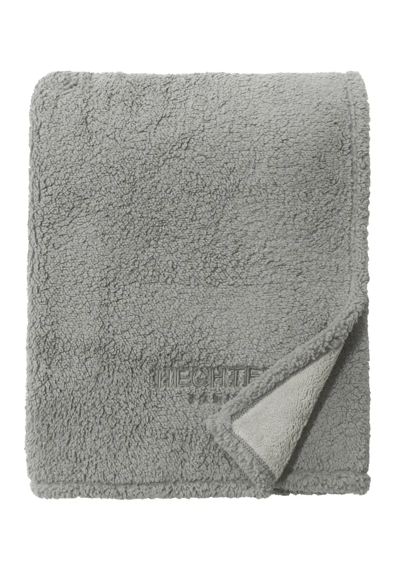 Sherpa Wohndecke aus weichem Fleece | Wendedecke mit glatter Rückseite, breitem Saum und waschbar bis 60 °C für Sofa und Bett