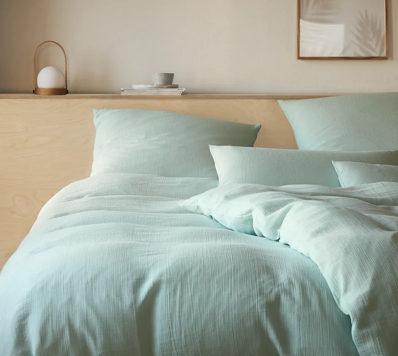Mousselin Bettwäsche "Smooth Mint Candy"