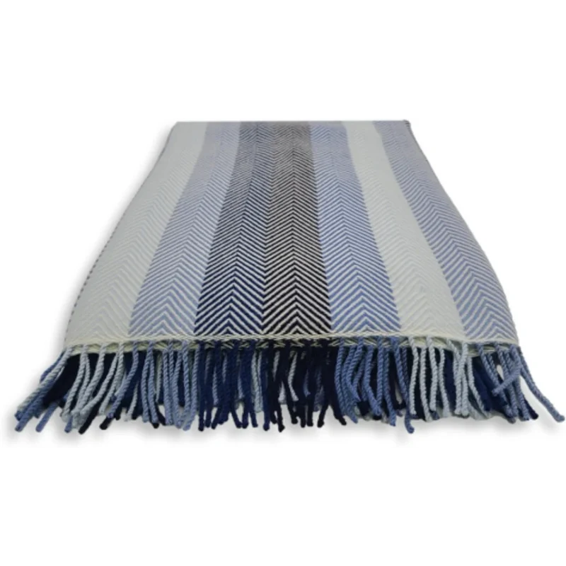 Decke mit Fischgrät-Muster