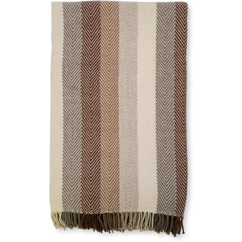 Decke mit Fischgrät-Muster