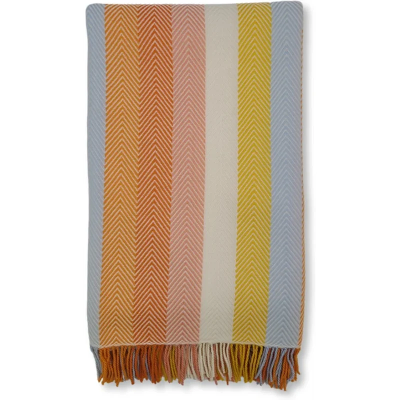 Decke mit Fischgrät-Muster