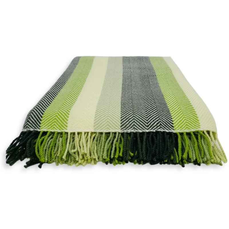 Decke mit Fischgrät-Muster
