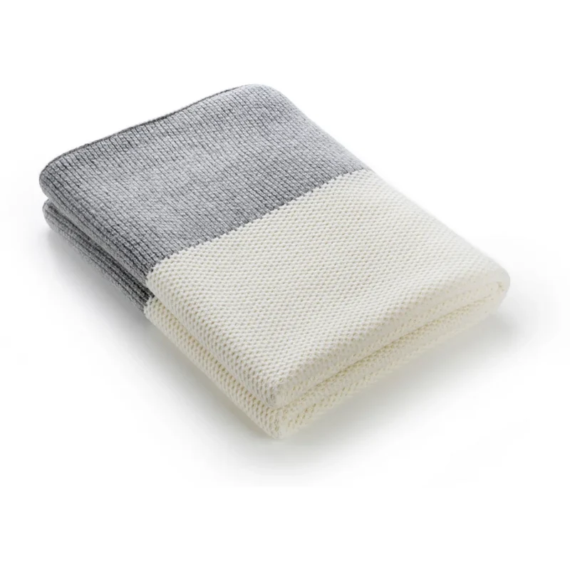 Merino Strick Decke