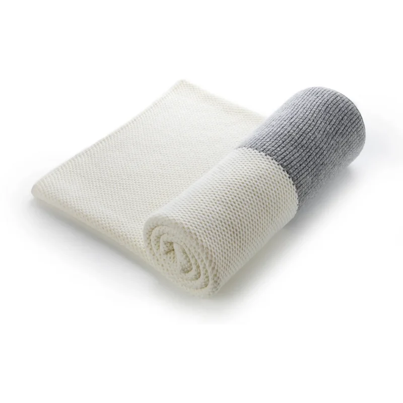Merino Strick Decke