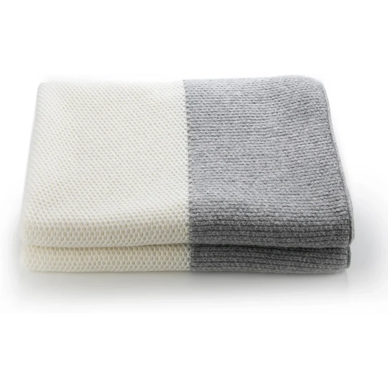 Merino Strick Decke