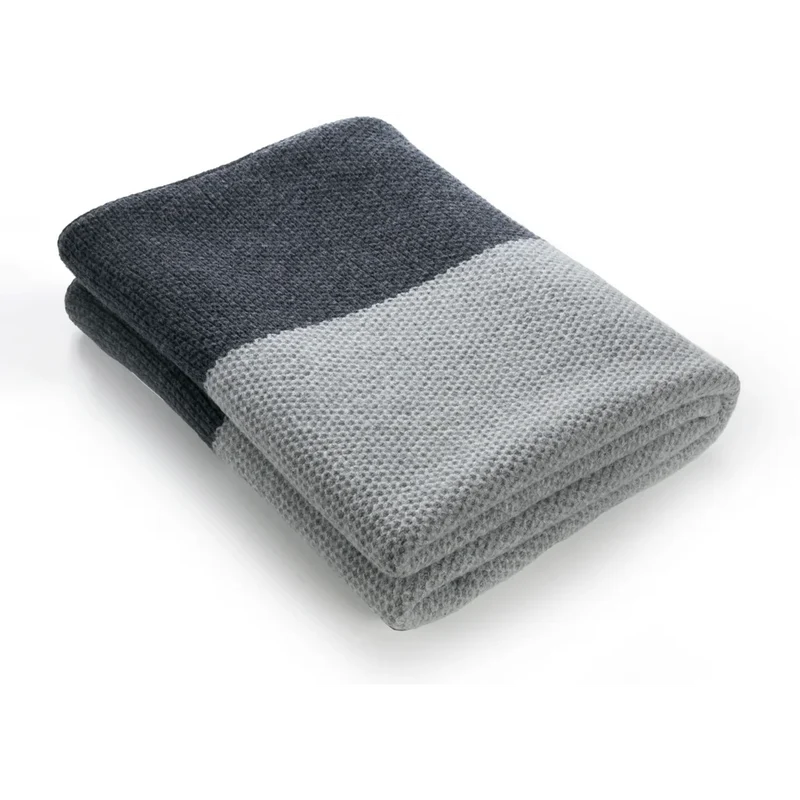 Merino Strick Decke
