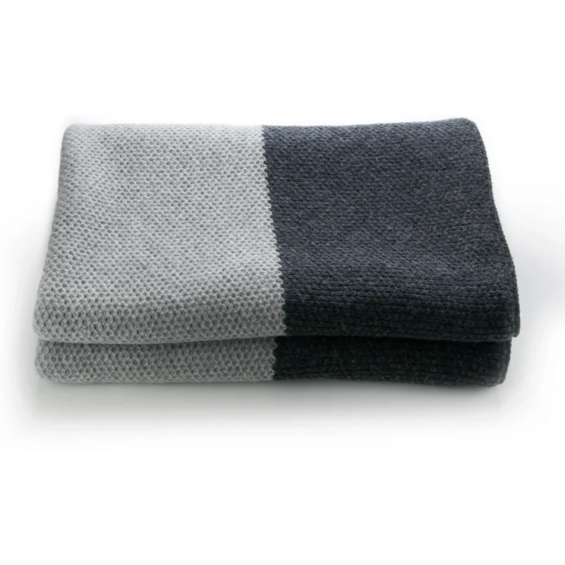 Merino Strick Decke