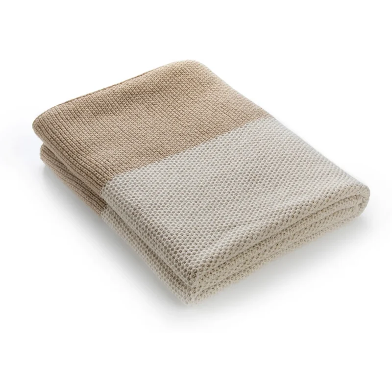 Merino Strick Decke