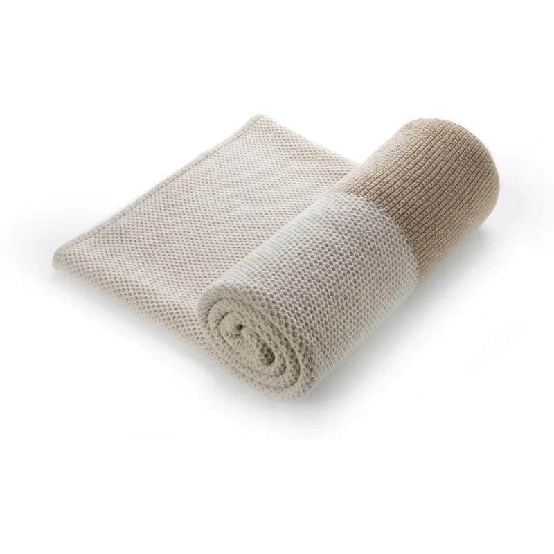 Merino Strick Decke