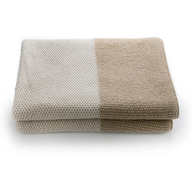 Merino Strick Decke