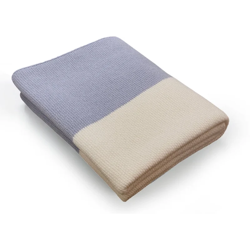 Merino Strick Decke