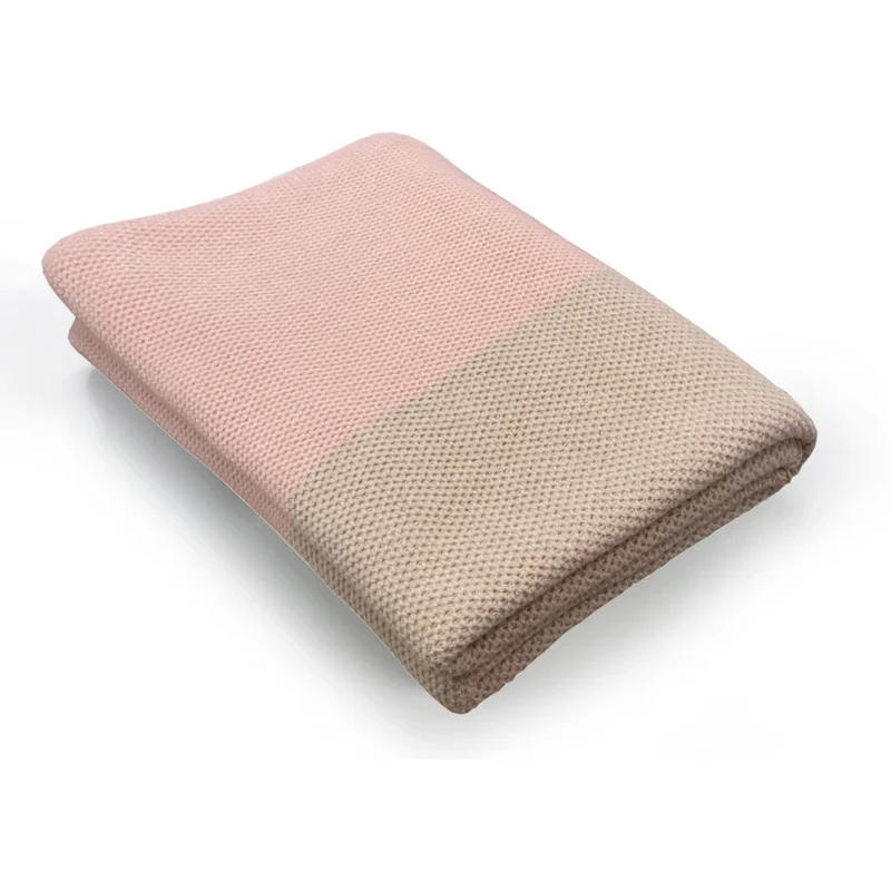 Merino Strick Decke