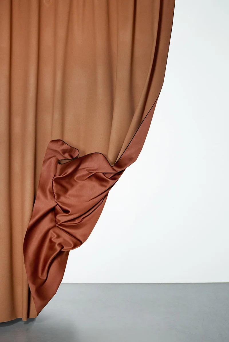 Blackout Curtains “Nightfall” in Terracotta Color