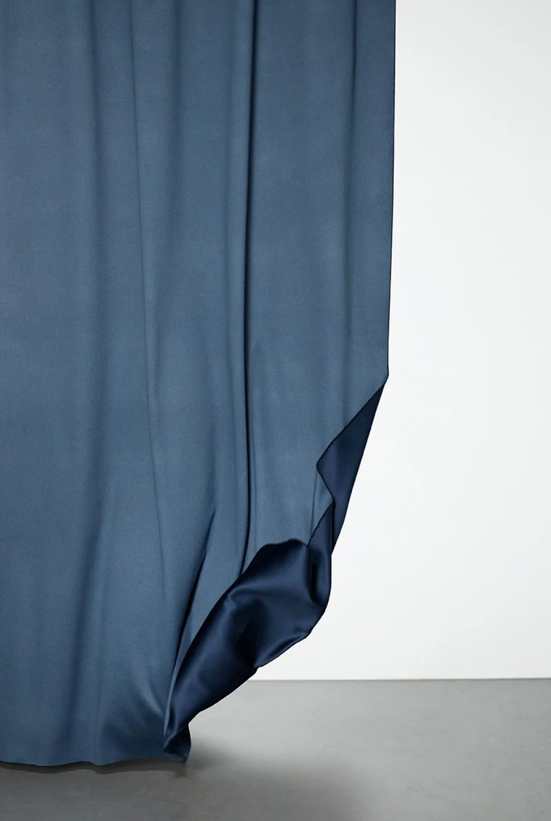 Blackout Curtains “Nightfall” in Denim Color