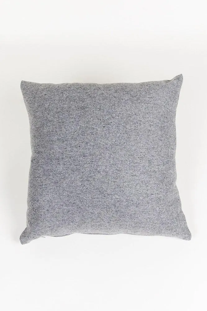 Recycled Wool Pillows & Floor Cushions "Clyde" - Grey